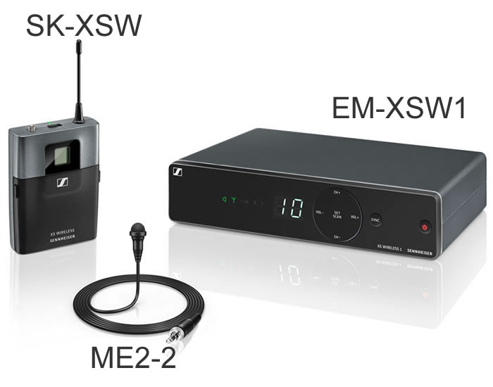 sennheiser bodypack radiomicrofono xsw1 lavalier sennheiser bodypack radiomicrofono xsw1